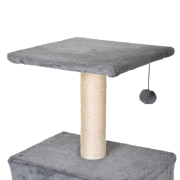 Cat Tree Tower with Sisal-Covered Scratching Posts Ladders Cat Climb Play Center